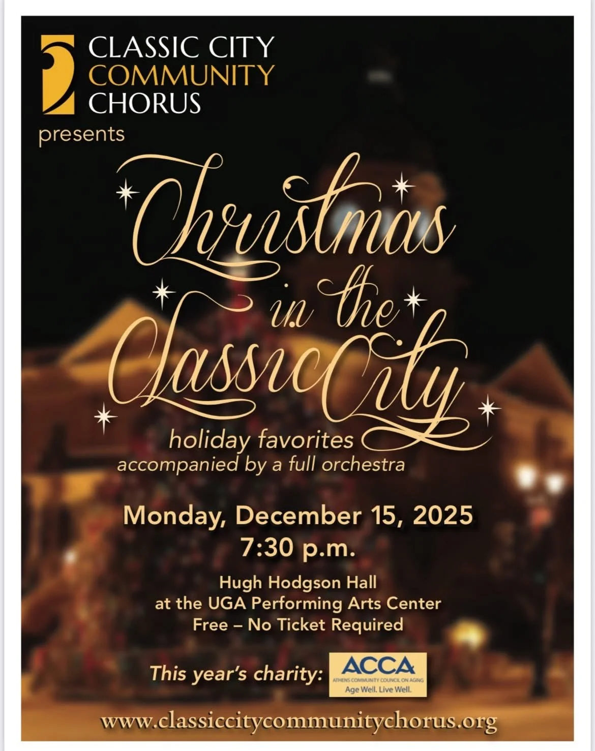 Christmas in the Classic City (2025) — Classic City Community Chorus